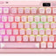 KZZI K75 PRO Sakura Pink RGB Lighting 75% Wireless (Eternity Tactile Switch)