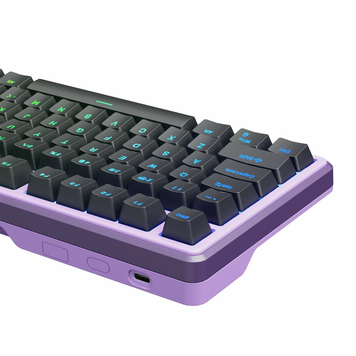 Royale Kludge RK X87 Blackberry Mousse / Wired / Mechanical Tactile Snowfall Switch / Hot-Swap