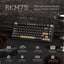 ROYAL KLUDGE M75 Display & Knob, RGB Backlight Hot-Swappable Phantom Brown Switch