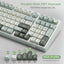 RK ROYAL KLUDGE R98 Pro Sky Cyan Wired Mechanical Keyboard, 96% RGB Backlit, Volume Knob, Hot Swappable, Beige Switch