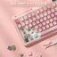 KZZI K75 PRO Sakura Pink RGB Lighting 75% Wireless (Moment Linear Switch)