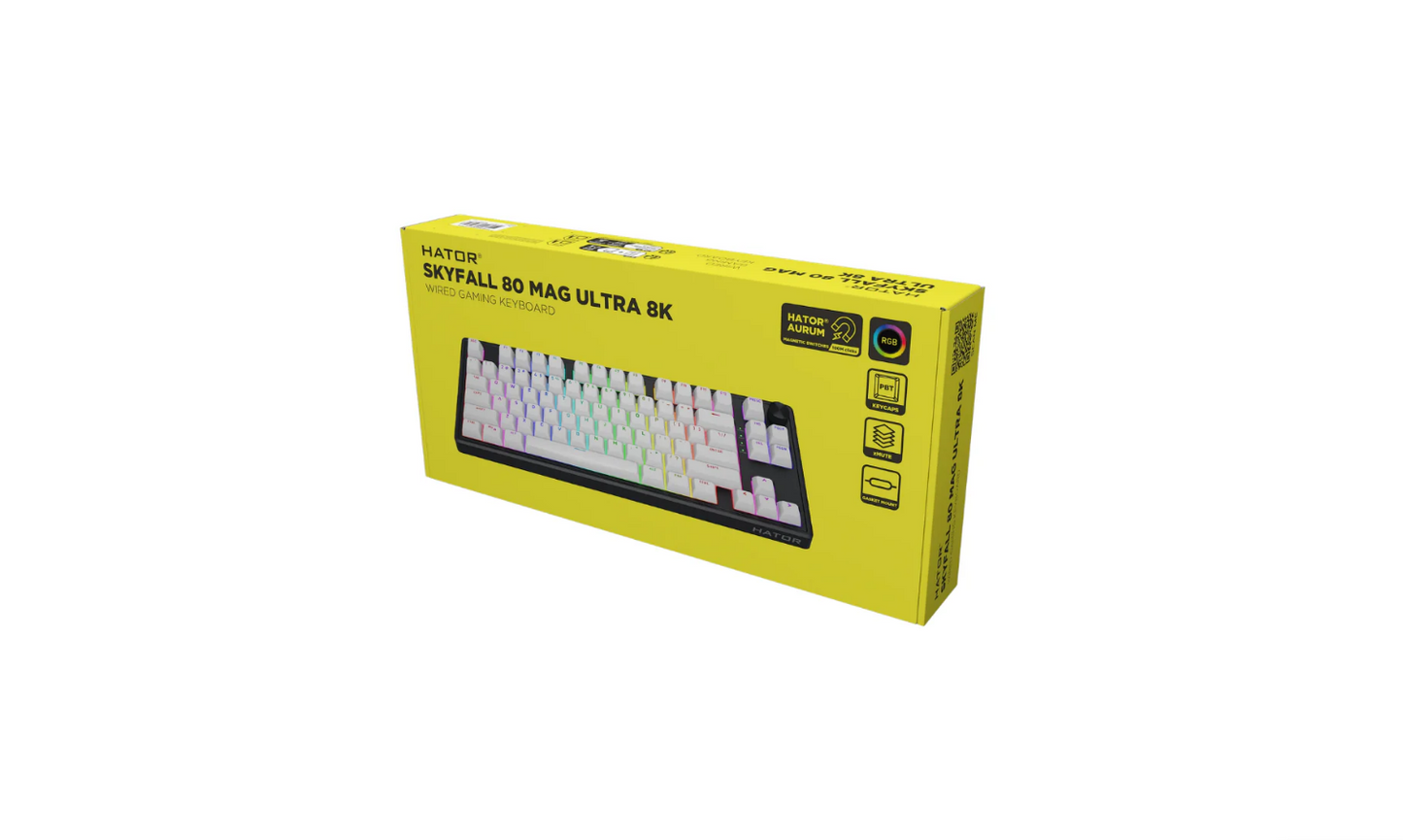 Hator Skyfall 80 MAG Ultra 8k Magnetic Keyboard Aurum Ice switch (magnetic, linear)
