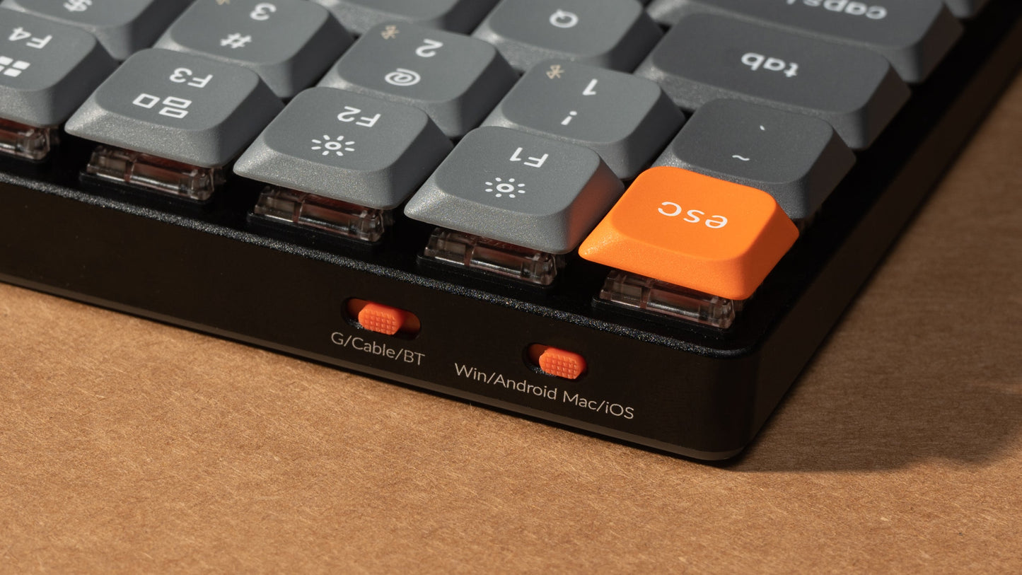 Keychron K1 Max QMK/VIA Wireless Custom Mechanical Keyboard Brown Switch Hot-swap