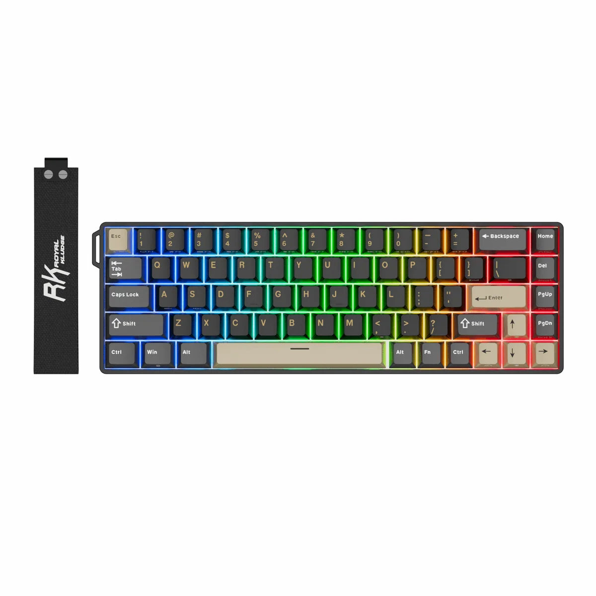 Royale Kludge RK68 HE Phantom / Wired /  8000Hz Pooling Rate / Magnetic Mint Switch / Hotswap