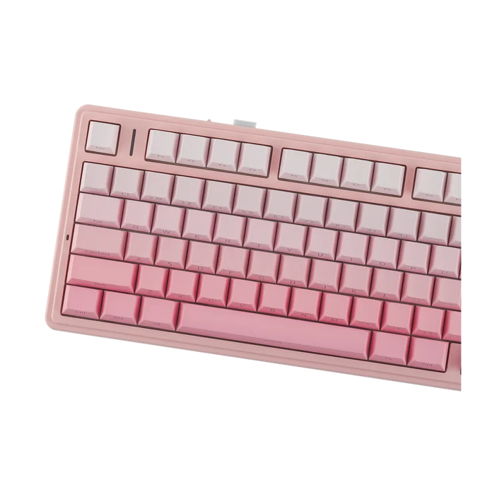 Aula F75 Gradient pink RGB HOT SWAP Wireless Shine throught keycapovi Dream Sakura Switch