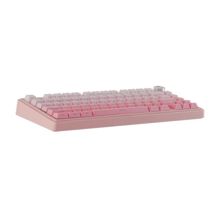 Aula F75 Gradient pink RGB HOT SWAP Wireless Shine throught keycapovi Dream Sakura Switch