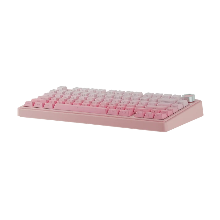 Aula F75 Gradient pink RGB HOT SWAP Wireless Shine throught keycapovi Dream Sakura Switch