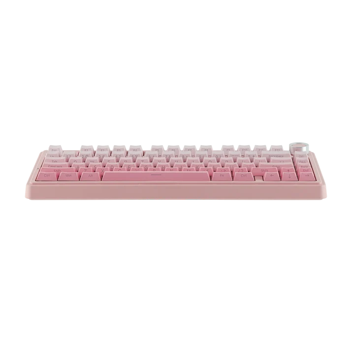 Aula F75 Gradient pink RGB HOT SWAP Wireless Shine throught keycapovi Dream Sakura Switch