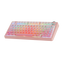 Aula F75 Gradient pink RGB HOT SWAP Wireless Shine throught keycapovi Dream Sakura Switch