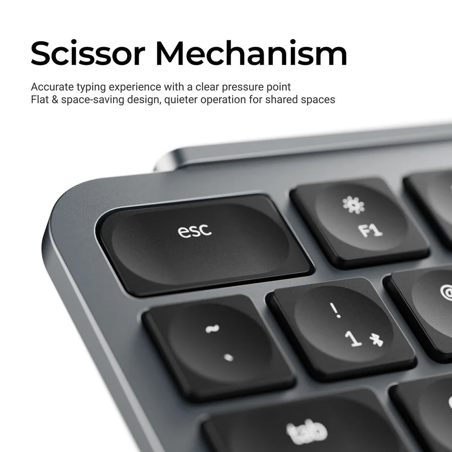 Keychron B6P-K1 Space Gray / Wireless / Ultra-slim keyboard