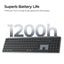 Keychron B6P-K1 Space Gray / Wireless / Ultra-slim keyboard