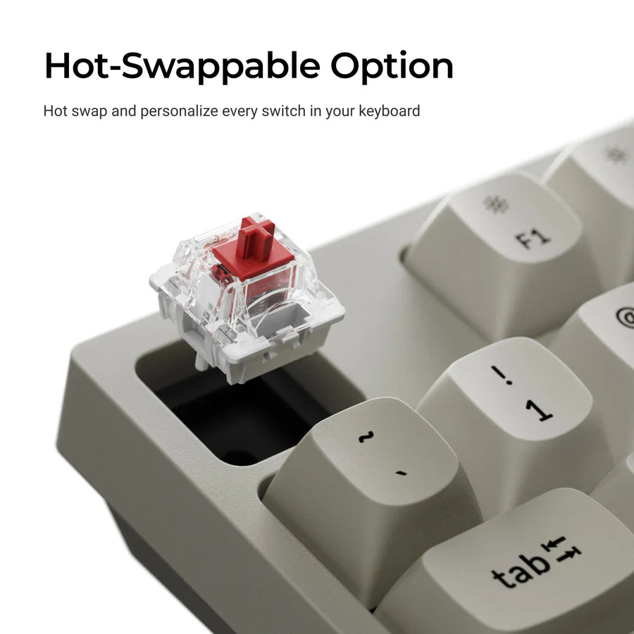Keychron C1PX-M3 / Wired / Hot-swap / 8k Pooling Rate / Mechanical Keyboard / RGB / Super Brown Switch