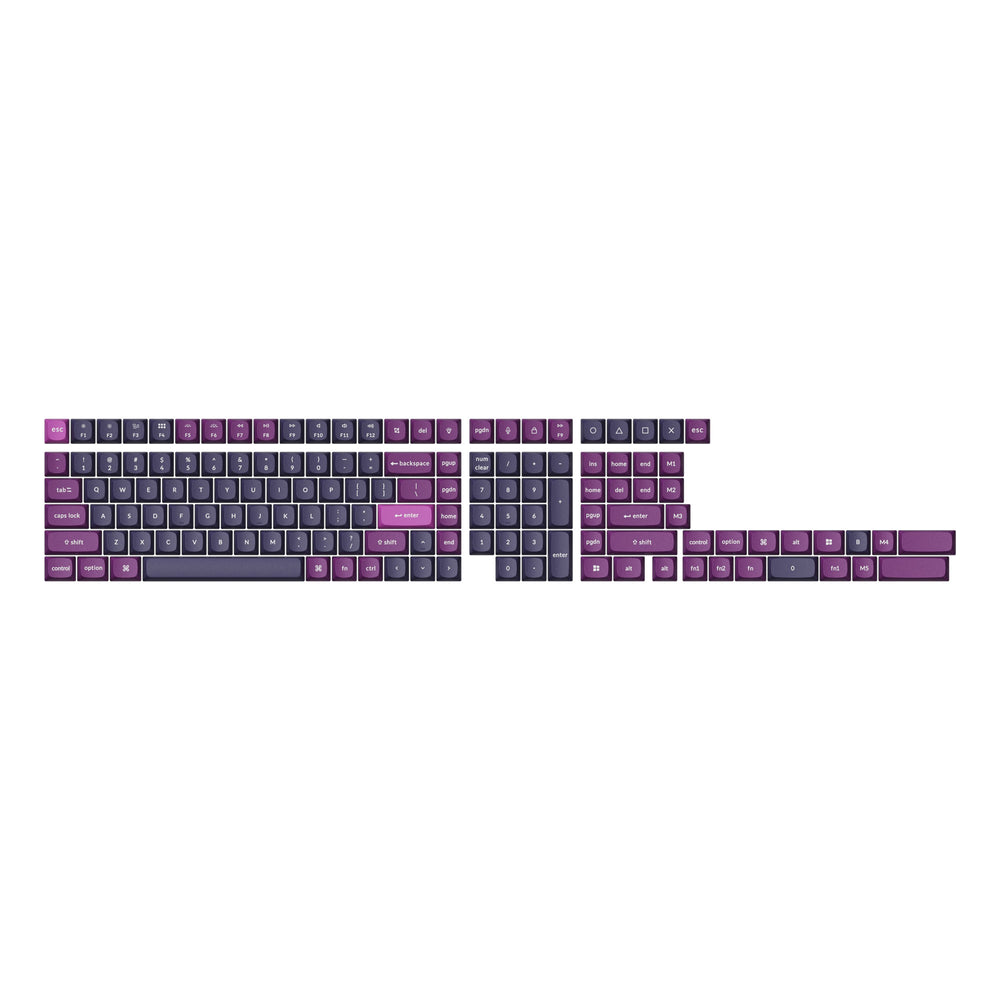 Double Shot PBT OSA Full Set Keycap Set Purple