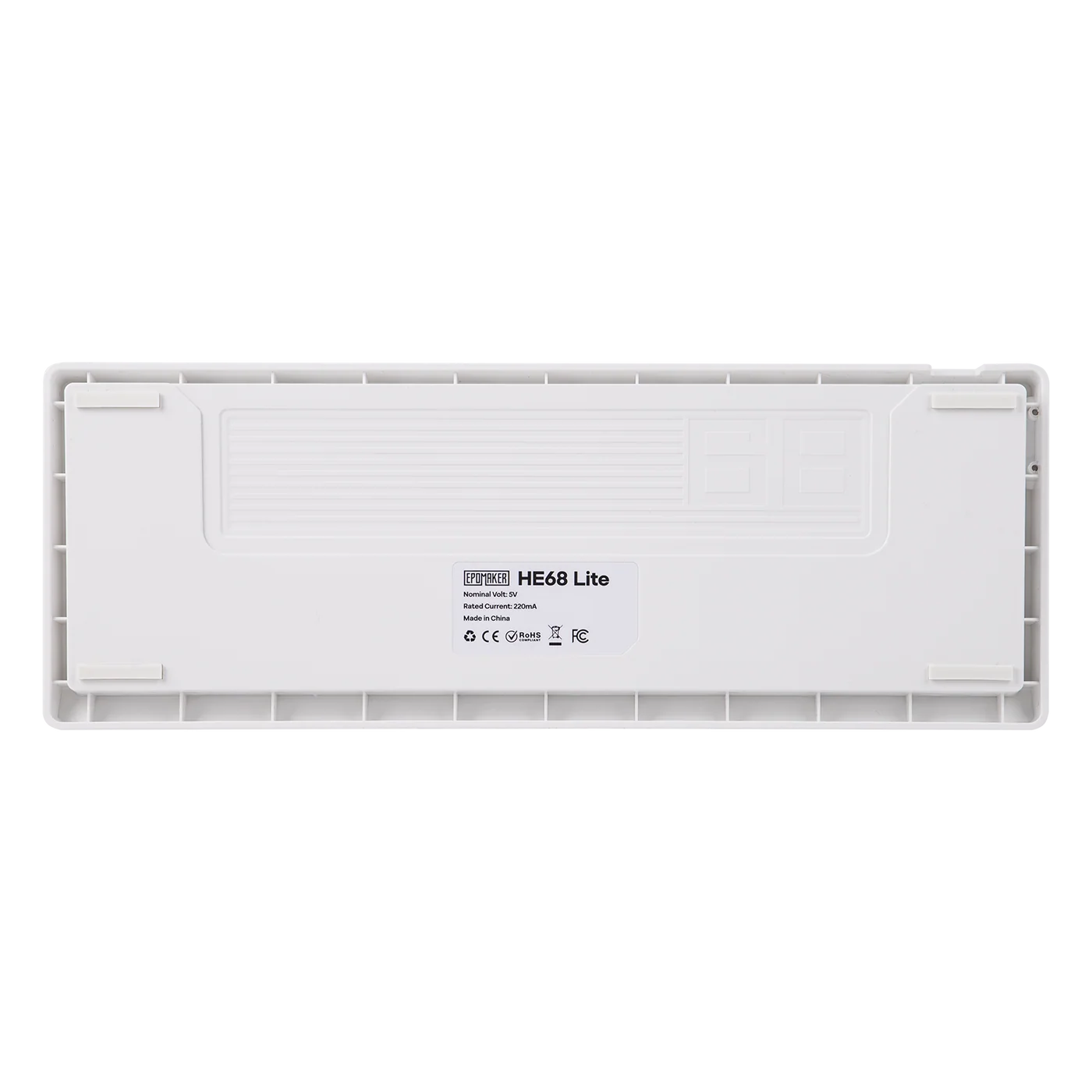 Epomaker HE68 Lite White Clear Magnetic Switch