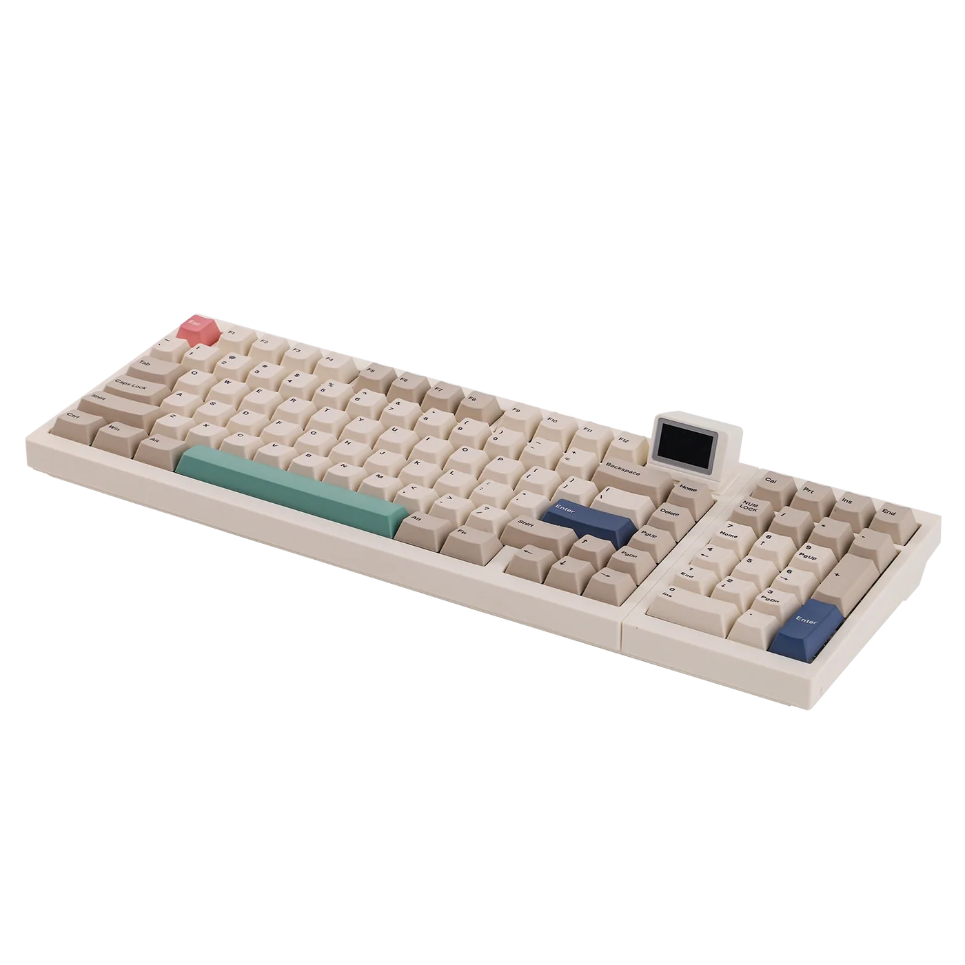 Epomaker RT98 Retro White Right hand Creamy Jade Switch