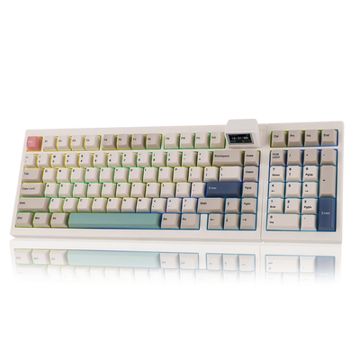 Epomaker RT98 Retro White Right hand Creamy Jade Switch Hot Swap Mini TV, Modular Creamy sound