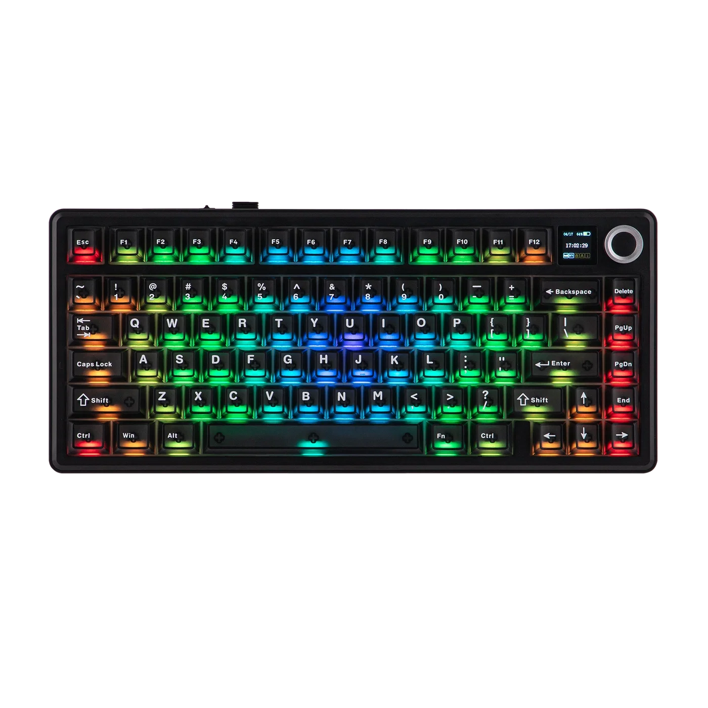 Aula  F75 Max Black Transparent Reaper Switch Hot Swap Wireless Bežična