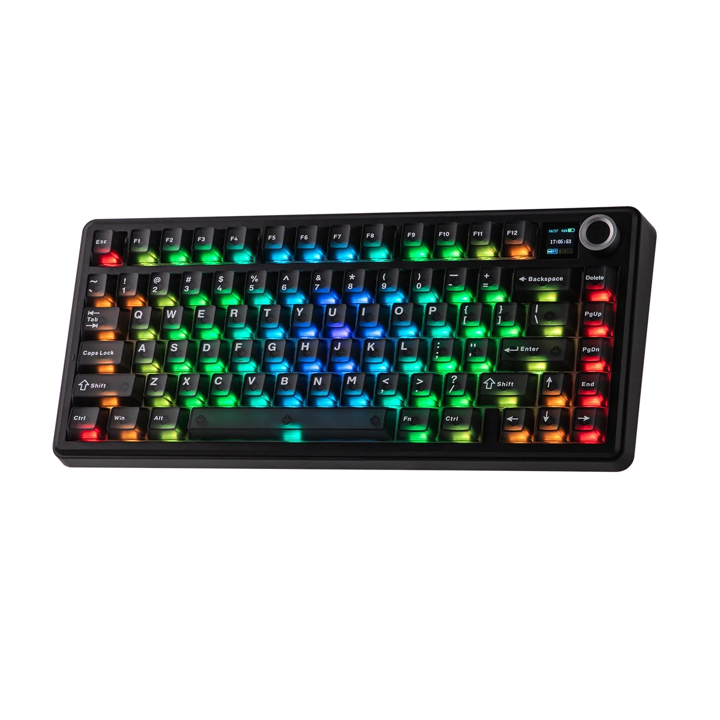 Aula  F75 Max Black Transparent Reaper Switch Hot Swap Wireless Bežična