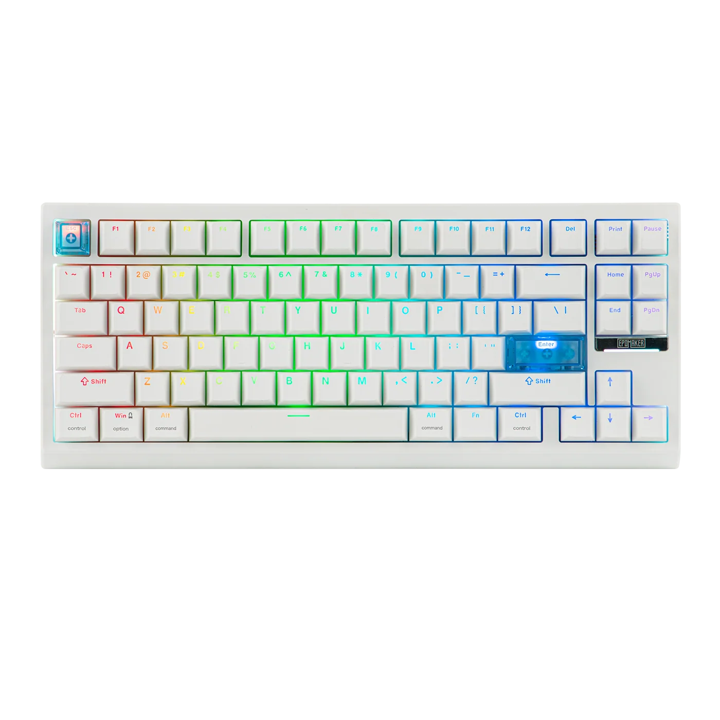 EPOMAKER G84 HE White Creamy Jade Magnetic Switch Wireless Hot Swap
