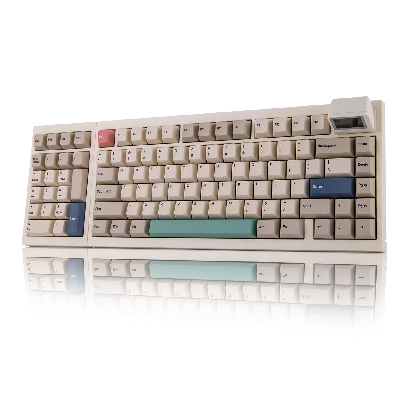 Epomaker RT98 Retro White Right hand Creamy Jade Switch
