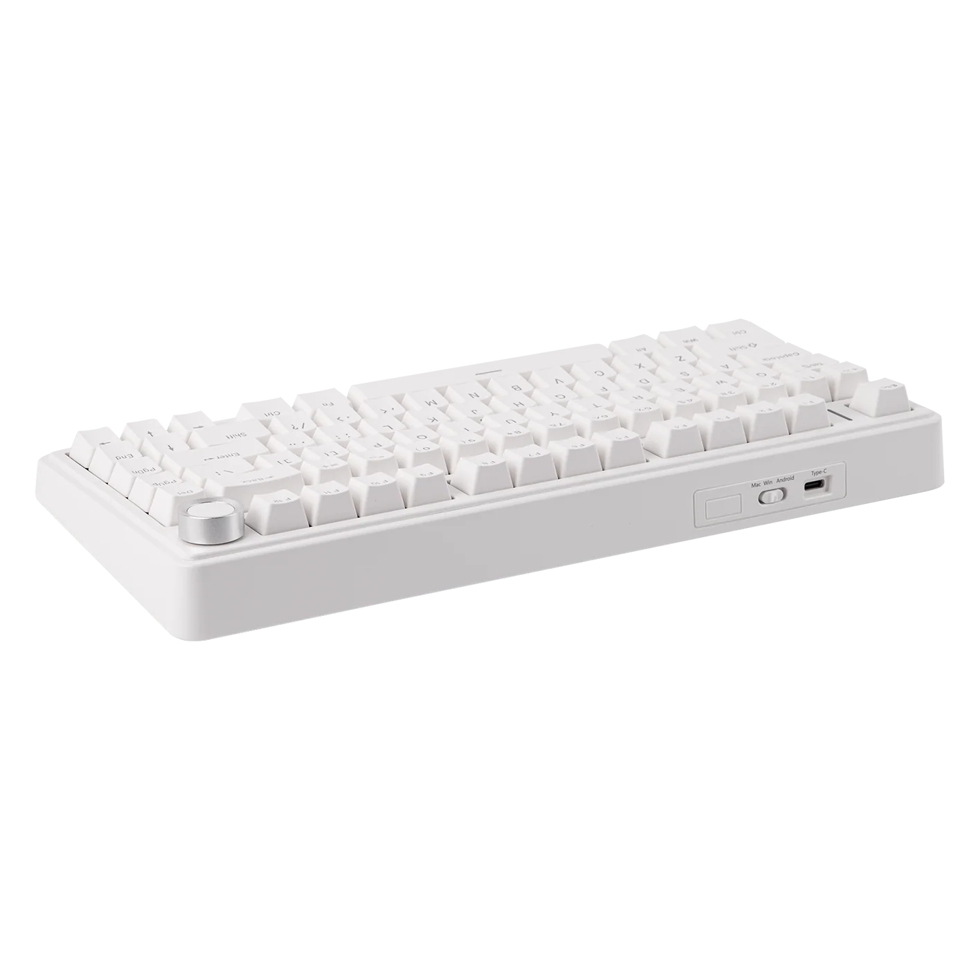 Aula X Epomaker F75 Wired White Bela Outemu Red Switch Žična Hot Swap RGB