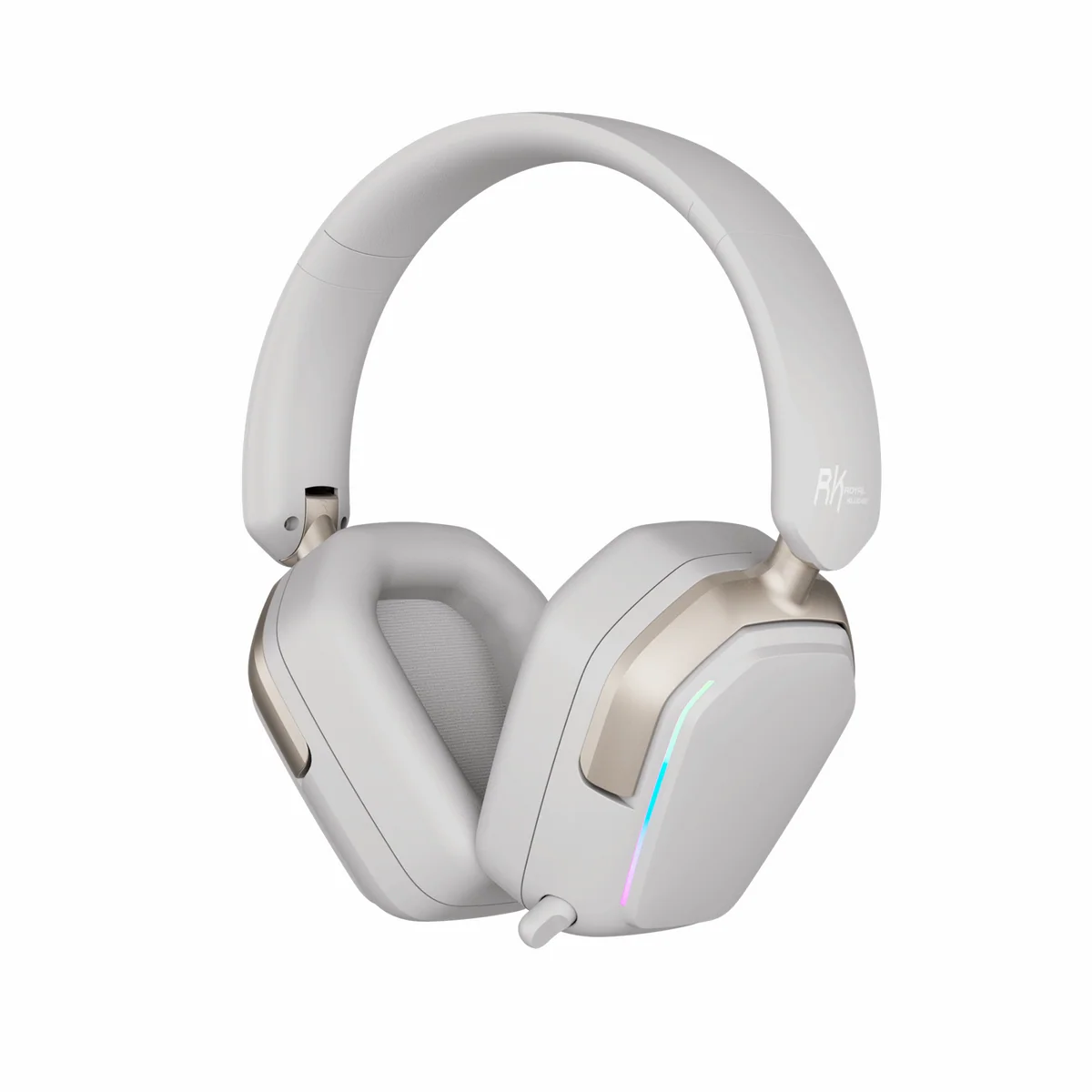Royale Kludge RK HG101 Platinum Gray / Wireless / 2.4 ghz dongl / Bežične gejming slušalice / RGB