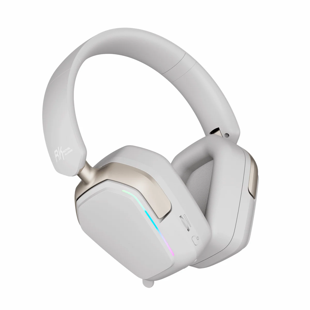 Royale Kludge RK HG101 Platinum Gray / Wireless / 2.4 ghz dongl / Bežične gejming slušalice / RGB