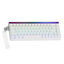 AULA HERO 68n HE, Hot-Swap, RGB, Žična, 8K Polling Rate, Bela, SP Meteor Magnetni Prekidač