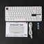 EPOMAKER TH85 White Black Milk Blue Switch