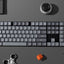 Keychron K5 MAX ANSI Full Size Layout 104 Key - Full Assembled Brown Switch White Led - Low Profile Gateron Mechanical Wireless