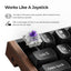 Keychron K6 HE K6H-F1 Black / Wireless / Hot-swap / Hall Effect Magnetic keyboard / RGB / Gateron Double-Rail Magnetic Nebula Switch