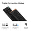 Keychron K6 HE K6H-J1 Black / Wireless / Hot-swap / Hall Effect Magnetic keyboard / RGB / Gateron Double-Rail Magnetic Nebula Switch