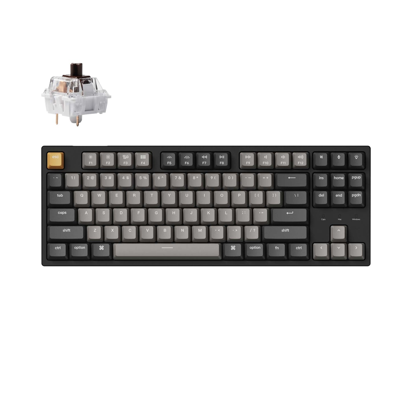 Keychron C1 Pro QMK/VIA Wired Mechanical Keyboard Hot-Swap