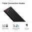 Keychron K1 Ultra 8K K1U-H3 Black / Wireless / Hot-swap / 8k Pooling Rate / Mechanical keyboard / RGB / Keychron Milk Pom Switch - Brown