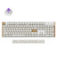Keychron K10 HE K10H-Q1 White / Wireless / Hot-swap / Hall Effect Magnetic keyboard / RGB / Gateron Double-Rail Magnetic Nebula Switch