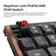 Keychron K3 Ultra 8K K3U-H3 Black / Wireless / Hot-swap / 8k Pooling Rate / Mechanical keyboard / RGB / Keychron Milk POM Brown Switch