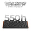 Keychron K3 Ultra 8K K3U-H3 Black / Wireless / Hot-swap / 8k Pooling Rate / Mechanical keyboard / RGB / Keychron Milk POM Brown Switch