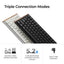 Keychron K3 Ultra 8K K3U-H3 Black / Wireless / Hot-swap / 8k Pooling Rate / Mechanical keyboard / RGB / Keychron Milk POM Brown Switch