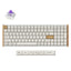 Keychron K4H-Q1 White / Wireless / Hot-swap / Hall Effect Magnetic keyboard / RGB / Gateron Double-Rail Magnetic Nebula Switch