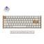 Keychron K6 HE K6H-Q1 White / Wireless / Hot-swap / Hall Effect Magnetic keyboard / RGB / Gateron Double-Rail Magnetic Nebula Switch