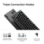 Keychroun K8 Ultra 8K K8U-J3 Black / Wireless / Hot-swap / 8k Pooling Rate / Mechanical keyboard / RGB / Keychron Apex Switch - Brown