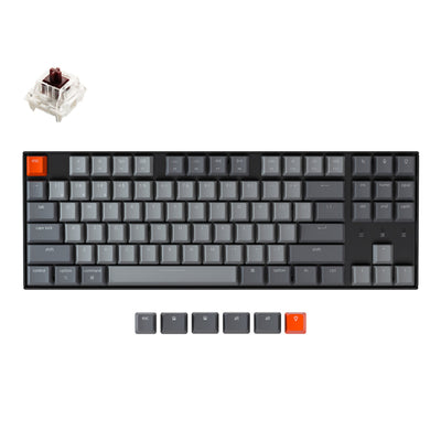 Keychron K8 Wireless Mechanical Keyboard Brown switch White Led