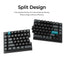Keychron Q11 Ultra 8K  Wireless Q11U-M1 Black / Wireless / Hot-swap / 8k Pooling Rate / Mechanical keyboard / RGB / Keychron Silk POM Switch - Red