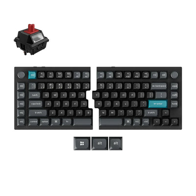 Keychron Q11 Ultra 8K  Wireless Q11U-M1 Black / Wireless / Hot-swap / 8k Pooling Rate / Mechanical keyboard / RGB / Keychron Silk POM Switch - Red