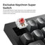 Keychron V1 8K V1W-D4 Black / Wired / Hot-swap / 8k Pooling Rate / Mechanical keyboard / RGB / Keychron Super Banana Switch
