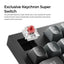 Keychron V5 8K QMK V5W-D3 Black / Wired / Hot-swap / 8k Pooling Rate / Mechanical keyboard / RGB / Keychron Super Brown Switch