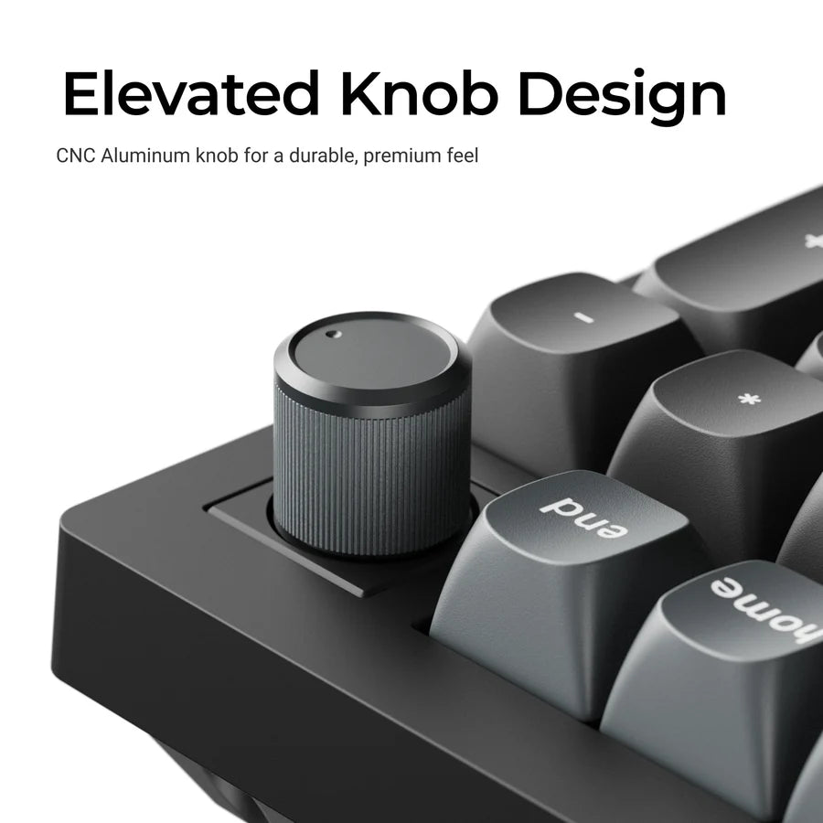 Keychron V5 Ultra 8K V5U-D3 Black / Wireless / Hot-swap / 8k Pooling Rate / Mechanical keyboard / Keychron Silk POM Switch - Brown