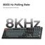 Keychron V6 8K QMK V6W-D1 Black / Wired / Hot-swap / 8k Pooling Rate / Mechanical keyboard / RGB / Keychron Super Red Switch