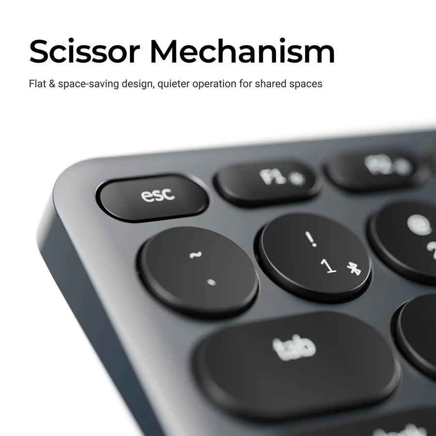 Keychron B5P-K1 Space Gray / Wireless / Ultra-slim keyboard
