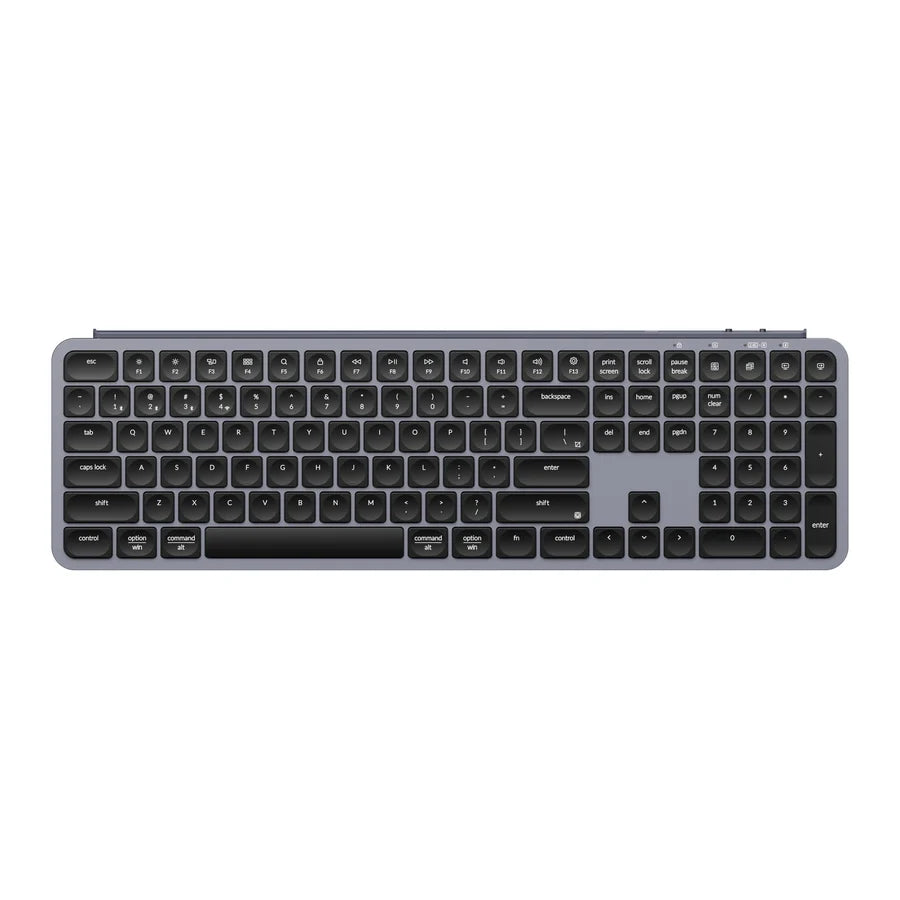 Keychron B6P-K1 Space Gray / Wireless / Ultra-slim keyboard